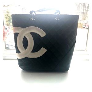 Authentic Chanel Cambon Tote